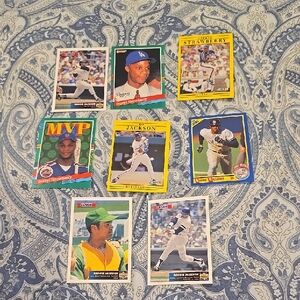 Baseball Cards 90s Strawberry Bo And Reggie JACKSON Williams